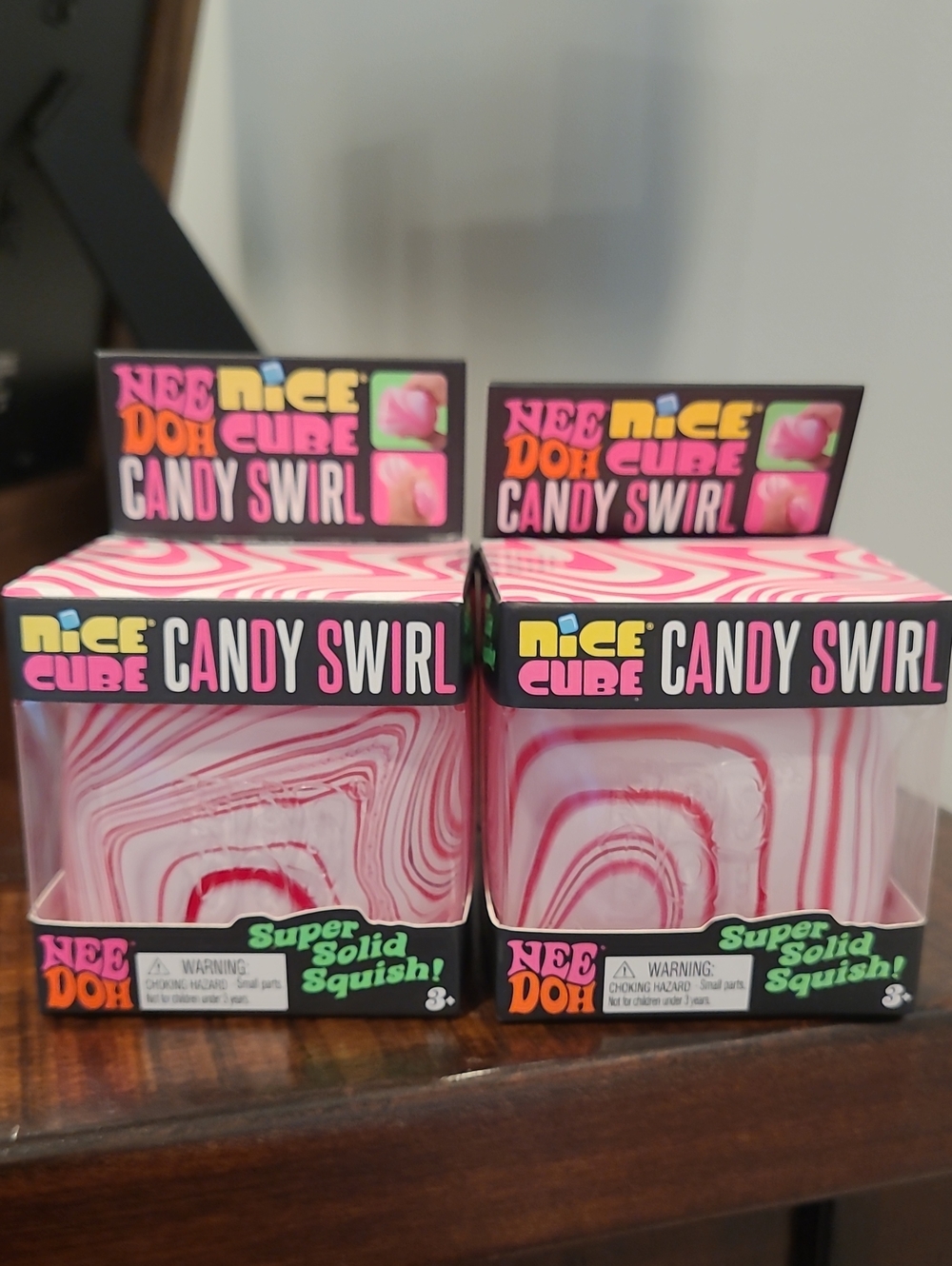 Needoh Nice Cube Candy Swirl Set Of 2